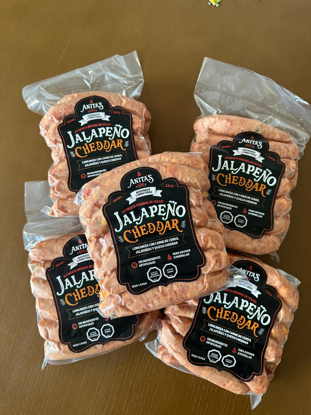 Longanizas Jalapeño Cheddar (6 Unidades)